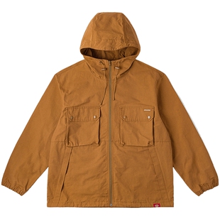 Dickies帝酷适25秋冬连帽户外风格工装休闲宽松夹克外套男女情侣