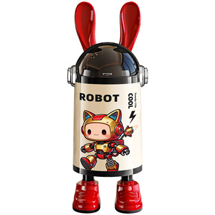 家用卡通兔子客厅垃圾桶大容量可爱带盖垃圾桶卧室卫生间带盖纸篓