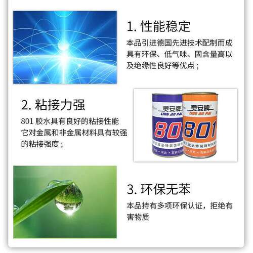 威必特灵安801万能胶批发 801胶快干型