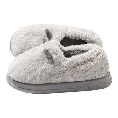 厚底男士棉拖鞋毛绒包跟情侣款