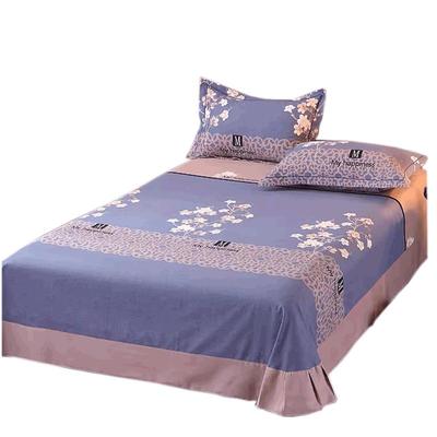 秋冬加厚纯棉床单100磨毛学生