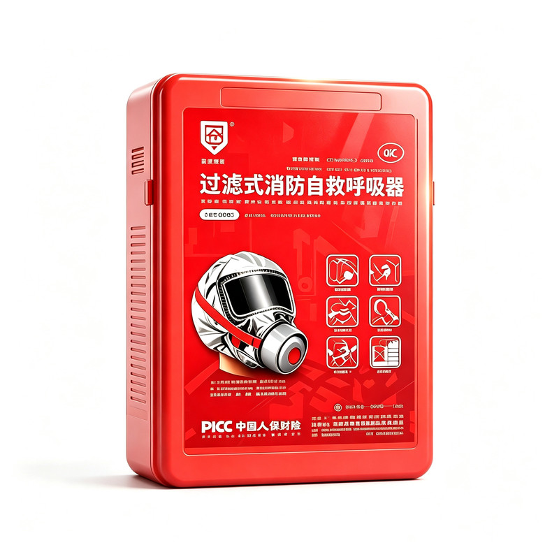 3C认证防火防烟防毒消防面具