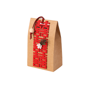 结婚喜糖盒2025新款中式高级感喜糖袋子婚礼订婚装糖果礼盒包装盒