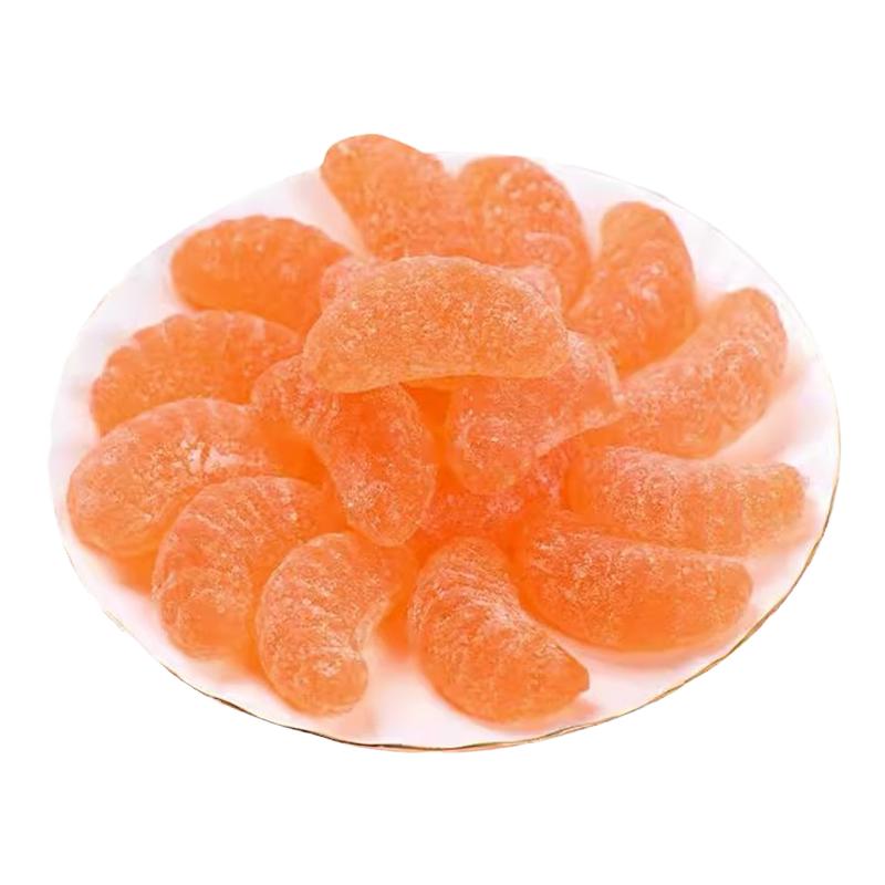 福派园橘子软糖水桔子果汁软糖果喜糖怀旧童年小零食老式瓣糖食品