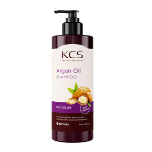 韩国进口爱敬KCS可希丝盈亮蓬松摩洛哥坚果油洗发水护发素600ml