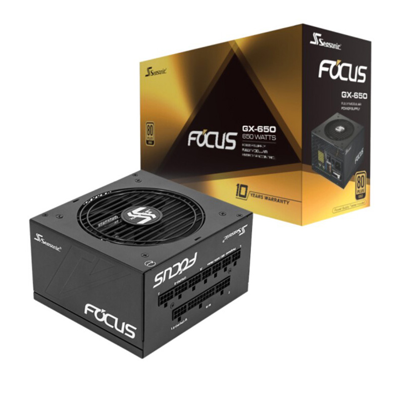 海韵Focus 550FX GX650 CORE GX550金牌全模组电源风扇启停模式