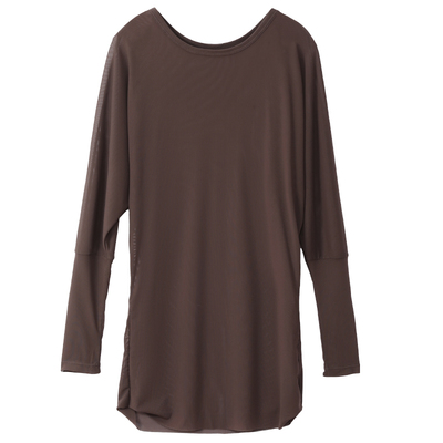 dcw收腰显瘦轻薄透气瑜伽长袖女