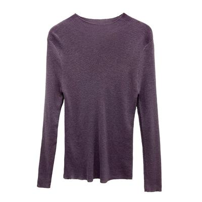 细羊毛半高领打底衫女2025新款