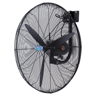 德通强力电风扇工业壁扇750可摇头挂墙式三档调速牛角扇DF750-TW