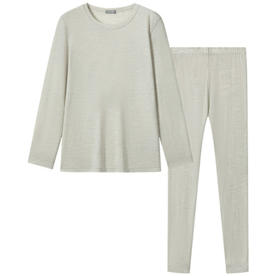 舒雅女士可机洗绵羊毛保暖套装