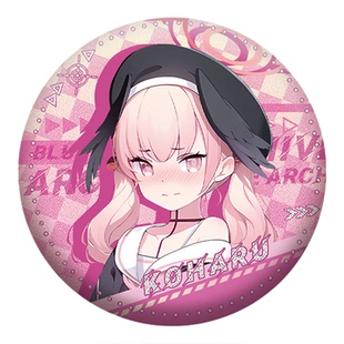 10月新款圣园未花徽章双闪吧唧胸针58mm自印谷子蔚蓝档案游戏周边