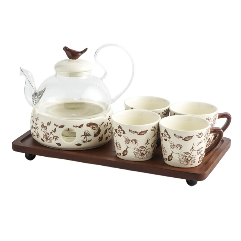 花鸟茶壶套装，送礼自用彰显品味