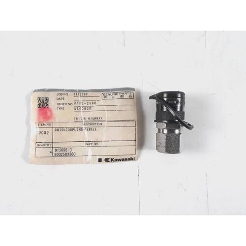 Quick CouplingFemale 9130953 9002583360 For Kawasaki 8S60MCE