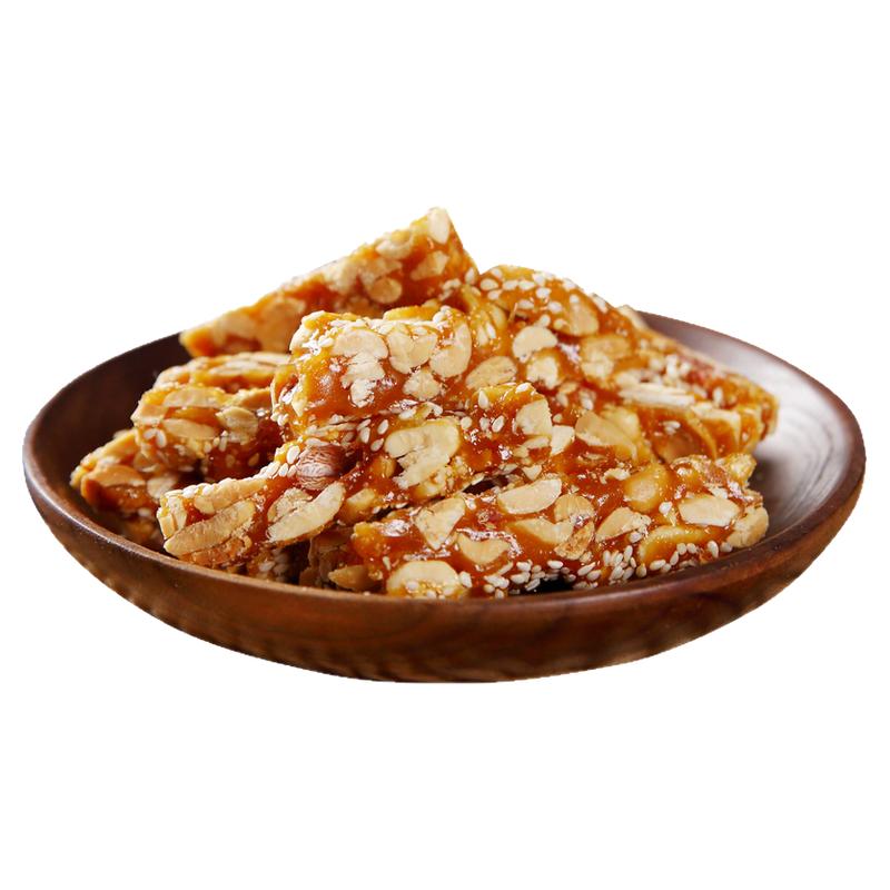 【新鲜日期】山东特产 现做现卖传统手工花生酥80后零食小吃食品