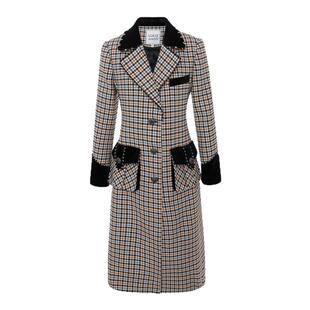 LULUALWAYS我爱露露新款时尚气质高级感收腰长款大衣