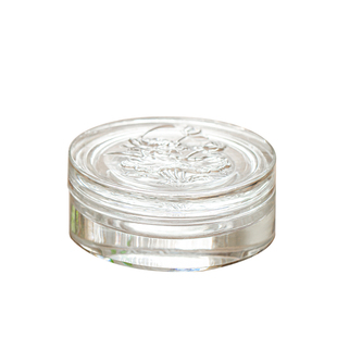 梅林笔庄火锅砚台琉璃带盖砚台书法专用毛笔书法专用墨盒不干墨多功能迷你小墨砚碟保湿墨盘礼盒映月高端砚台