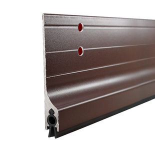 自粘型铝合金防老鼠门挡门底密封条木门玻璃门缝防风防尘条挡老鼠