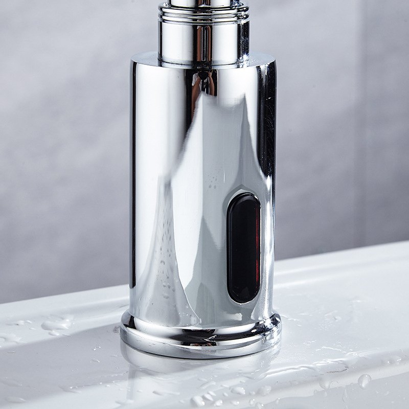 全自动感应水龙头智能冷热感应式出水洗手器两用面盆台盆全铜