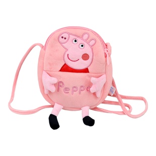 过年包红包儿童毛绒卡通斜挎包可爱宝宝小猪零钱包立体动物手机包