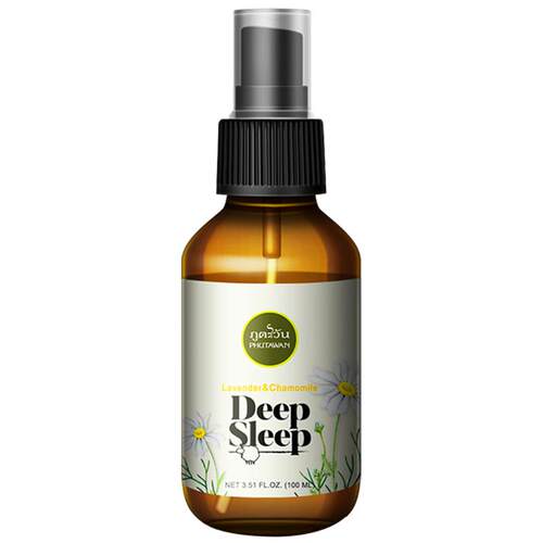 PHUTAWAN普达湾泰国原装进口deepsleep薰衣草洋甘菊枕用睡眠喷雾