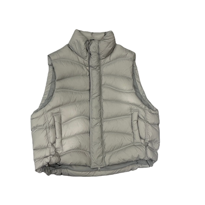 目写设计感排骨衍缝立领羽绒马甲