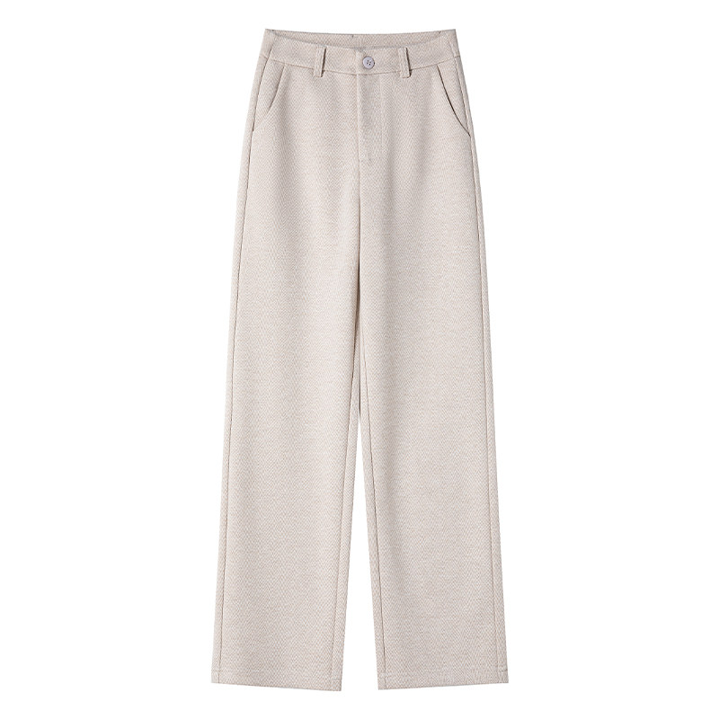 醋酸羊毛直筒裤秋冬2026爆款休闲裤