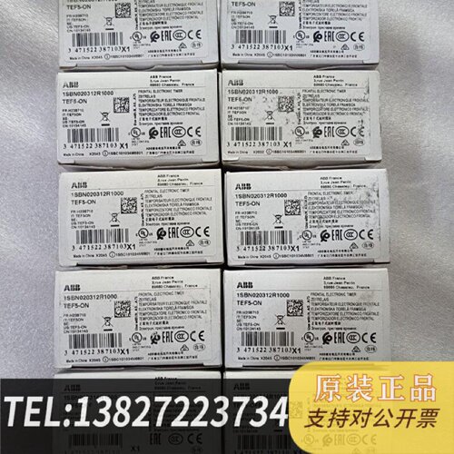 原装正品ABB通电延时头TEF5OFF接触器定时器模块TEF5O现货议价