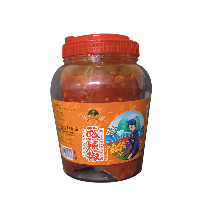 贵州糟辣椒特产酸辣酱腌菜手工剁辣椒酱