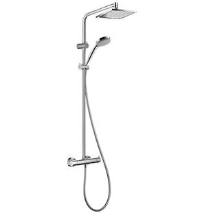 汉斯格雅hansgrohe柯洛梅达240方形大顶喷恒温淋浴卫浴花洒套装