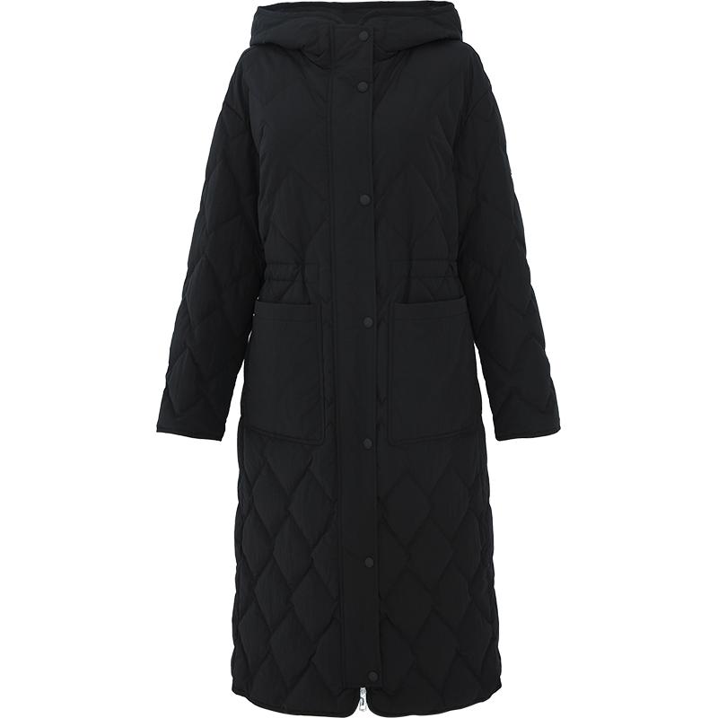 LINCCHIC金羽杰羽絨服風衣感連帽簡約長款羽絨服女反季Y22808207