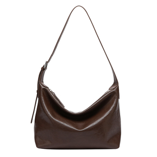 fed牛二层皮女包舒适百搭HOBO包斜挎包单肩包腋下小方包BFA9082A