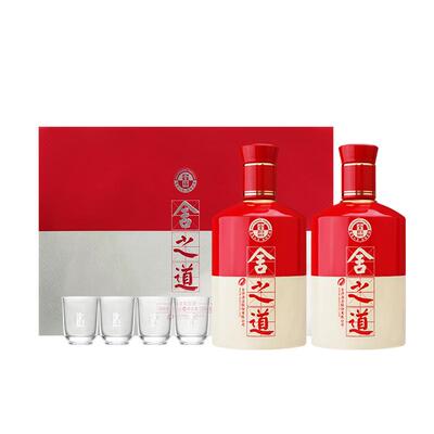 舍之道500ml*2瓶礼盒浓香型白酒