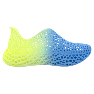 星世线童鞋渐变3d打印鞋洞洞鞋溯溪户外沙滩防滑运动休闲旅游鞋