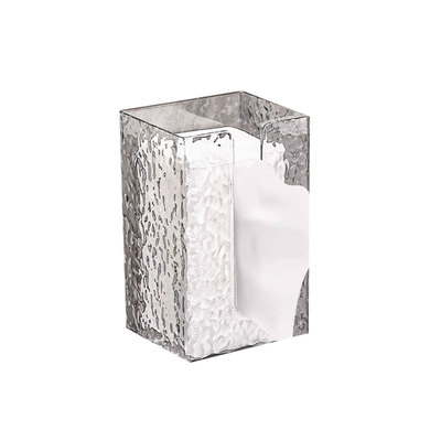 轻奢洗脸巾收纳盒透明纸巾盒壁挂式厨房卫生间厕所浴室倒挂抽纸盒