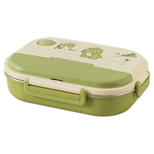 304不锈钢饭盒上班族2025新款中学生专用饭盒大分格大容量可微波