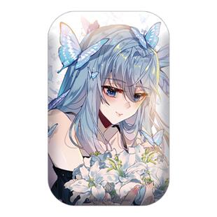 斗罗大陆绝世唐门正版周边王冬儿唐舞桐捧花珠光粉双闪吧唧徽章