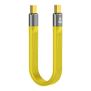 C数据线双头Type-C公对公PD快充转USB3.1高速Gen2硬盘超短线40G两头CTOC短款usb4转接头100W充电typec雷电3/4