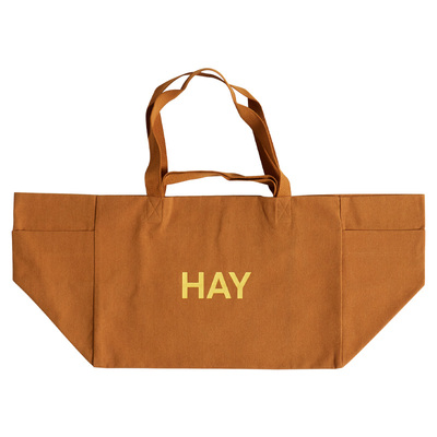 HAY大容量棉质帆布包纯色布包