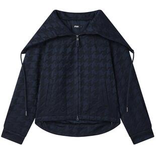 FILA Emerald斐乐女士棉服2025春新款时尚休闲宽松保暖大领子外套