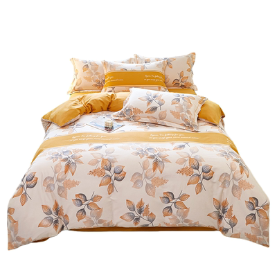 秋冬加厚全棉磨毛被套单件被罩100纯棉1.6米1.8米被套床单四件套