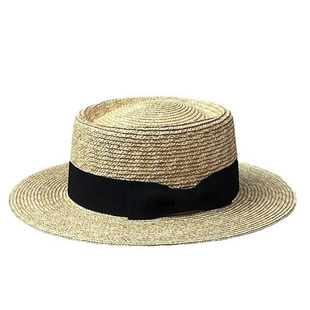 博主同款麦秆草帽女英伦礼帽夏季海边度假防晒遮阳帽出游沙滩帽子