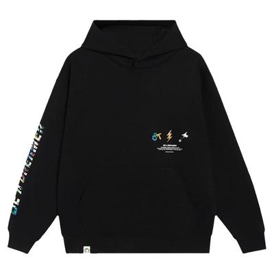 李宁韦德Dreamer系列男女同款加绒保暖宽松套头连帽卫衣AWDSI37