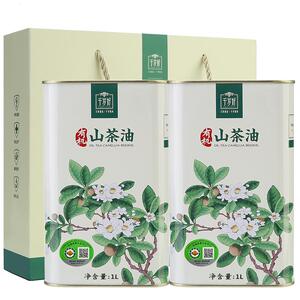 千岁好有机山茶油1L×2罐