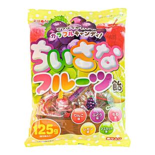 理本ribon什锦水果味糖果混合水果味硬糖独立小包装零食糖块喜糖