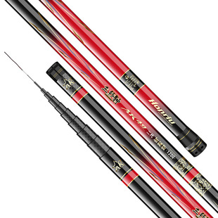 三秒钟二代AK49传统钓长杆炮竿高碳钓鱼杆12米13米鱼竿超轻超硬