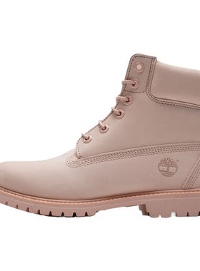 【自营】TIMBERLAND添柏岚踢不烂女鞋浅粉通勤鞋户外舒适高帮靴子