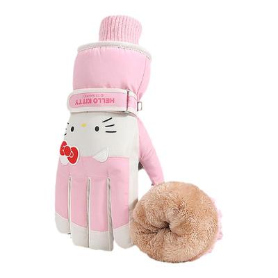 kt猫正版滑雪手套保暖防泼水