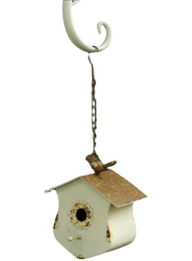 2021新款上市森得铁艺鸟屋静物