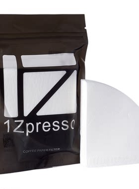 1Zpresso咖啡滤纸V01食品级手冲咖啡过滤滴虑锥形V60折纸滤杯通用