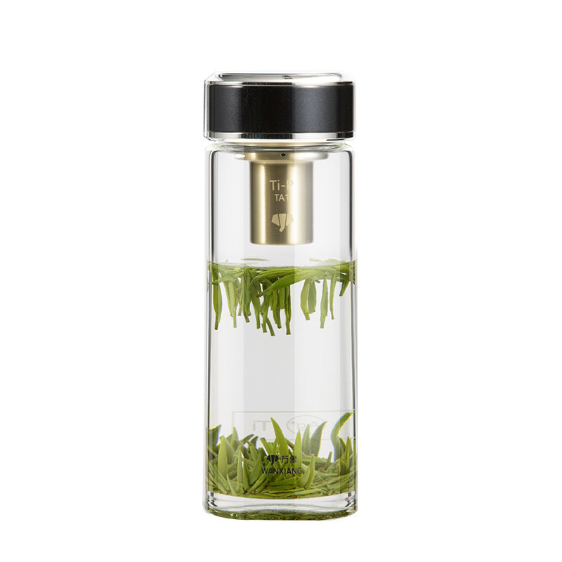 万象单层玻璃杯抗菌居家茶杯